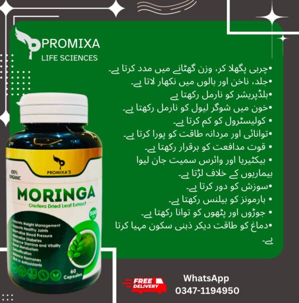 Moringa – 100% Organic Superfood Supplement